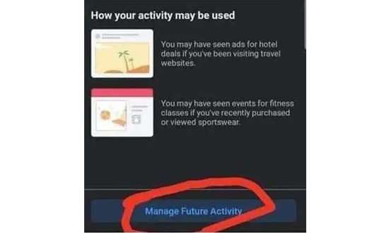 Manage future activity
