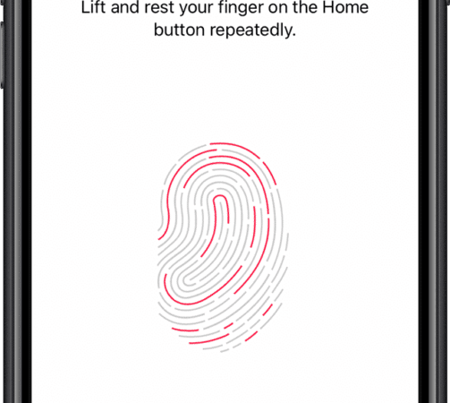Touch ID on iPhone or iPad